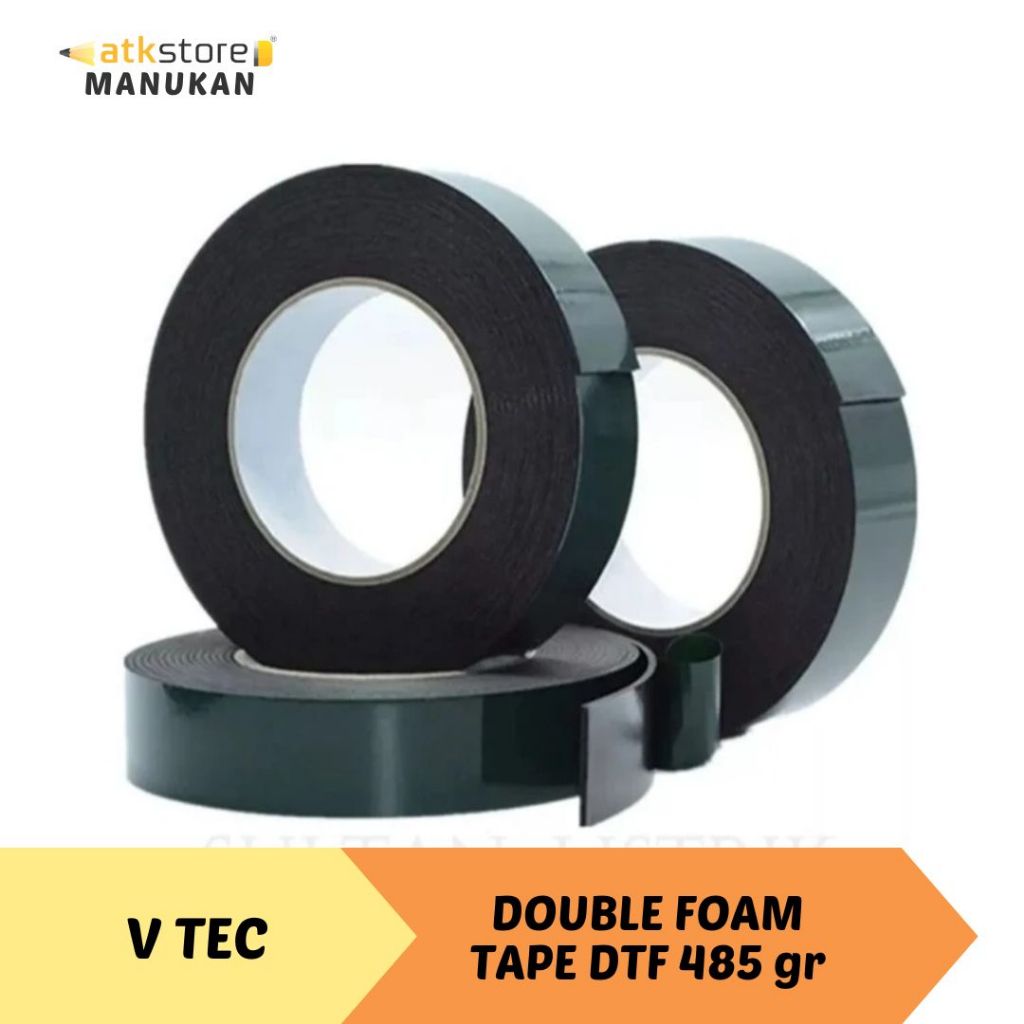 

VTEC DOUBLE TAPE FOAM DTF 485 GR / Isolasi Busa/ double tape busa