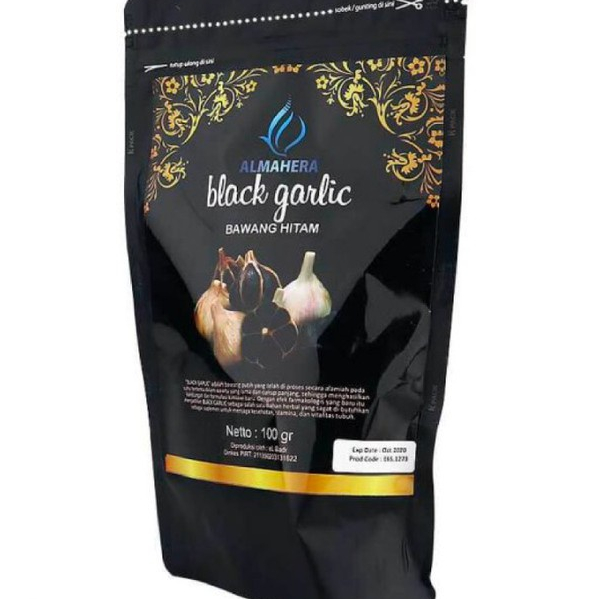 

Black Garlic Bawang Putih Hitam Almahera Ajaib 100gr Kualitas Super 100Gram