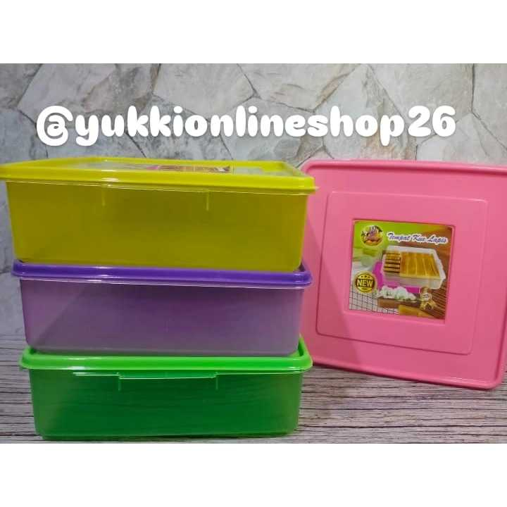 kotak kue lapis/trisula tempat kue lapis 20CM|KOTAK PLASTIK TRISULA 3L