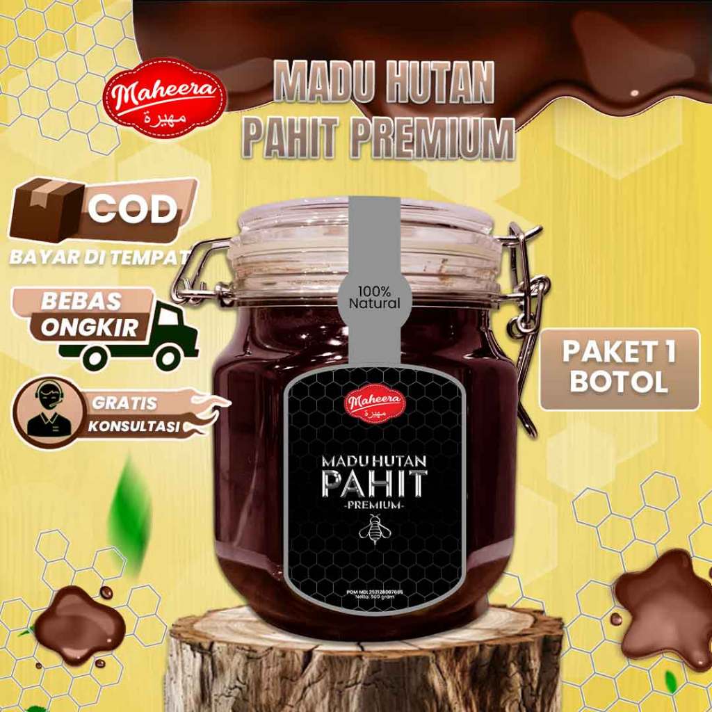 

Madu Hutan Pahit Asli 1 kg Murni Maheera Madu Asli Original 100% Tanpa Campuran