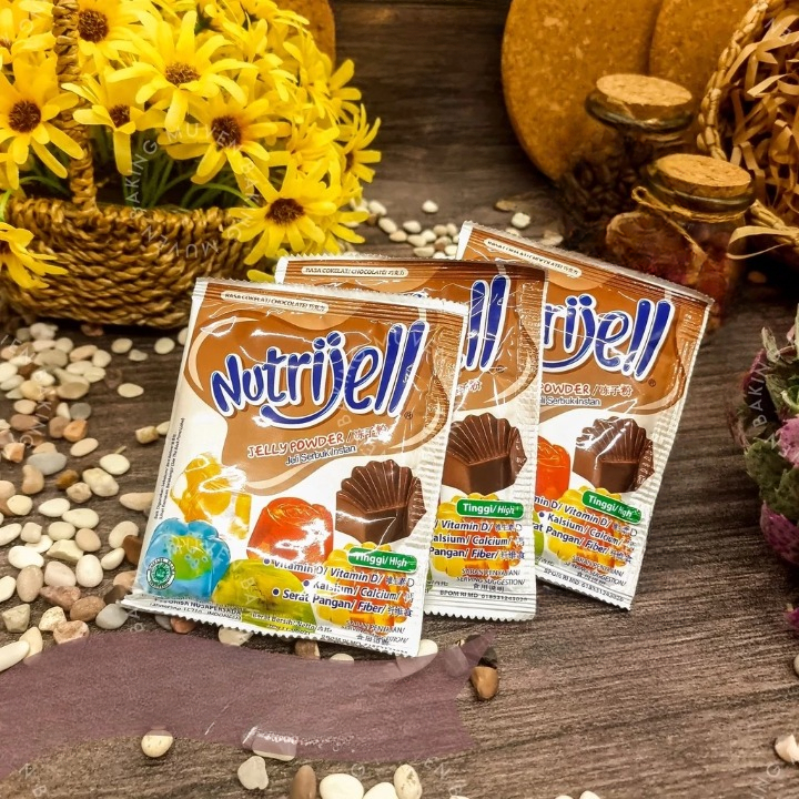 

Nutrijell Jelly Kenyal Rasa Coklat Varian 30gram