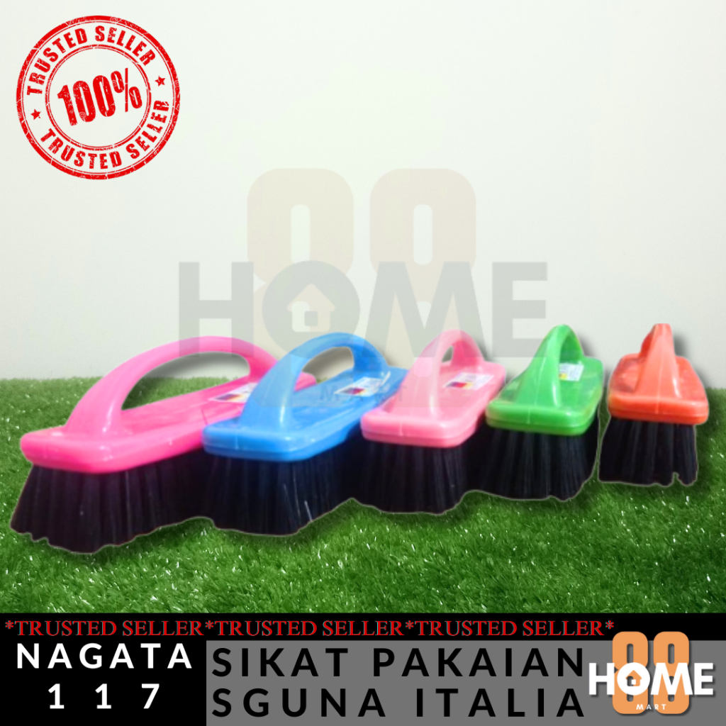 NAGATA 117 SIKAT BAJU - SIKAT CUCI BAJU / SIKAT KAMAR MANDI / SIKAT GAGANG PLASTIK / SIKAT BAJU SERB