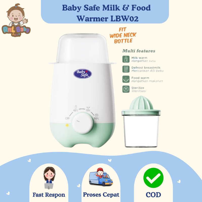Baby Safe Milk & Food Warmer LBW02 - Penghangat Susu