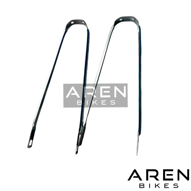 CAGAK TIANG SPAKBOR SEPEDA ONTHEL KROM CHROME JOWO 28 ONTEL STAINLESS STENLIS 1 BIJI