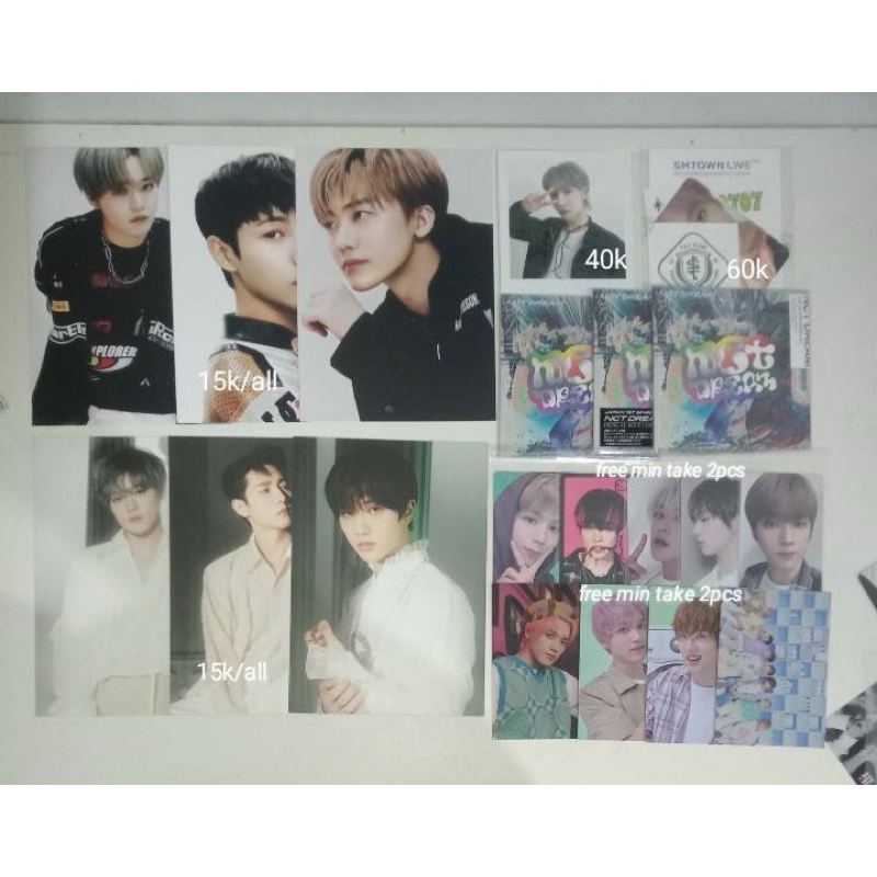 [READY] PC photocard nct dream 127 wayv postcard set jisung chenle jaemin renjun haechan sungchan al