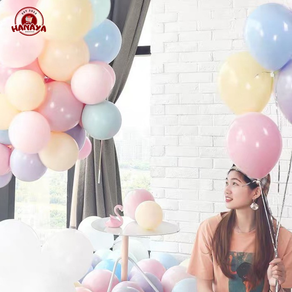 18 inch Balon Macaron Harga 1 pcs Warna Lengkap Untuk Acara Ulang Tahun / Wisuda / Party / Pesta