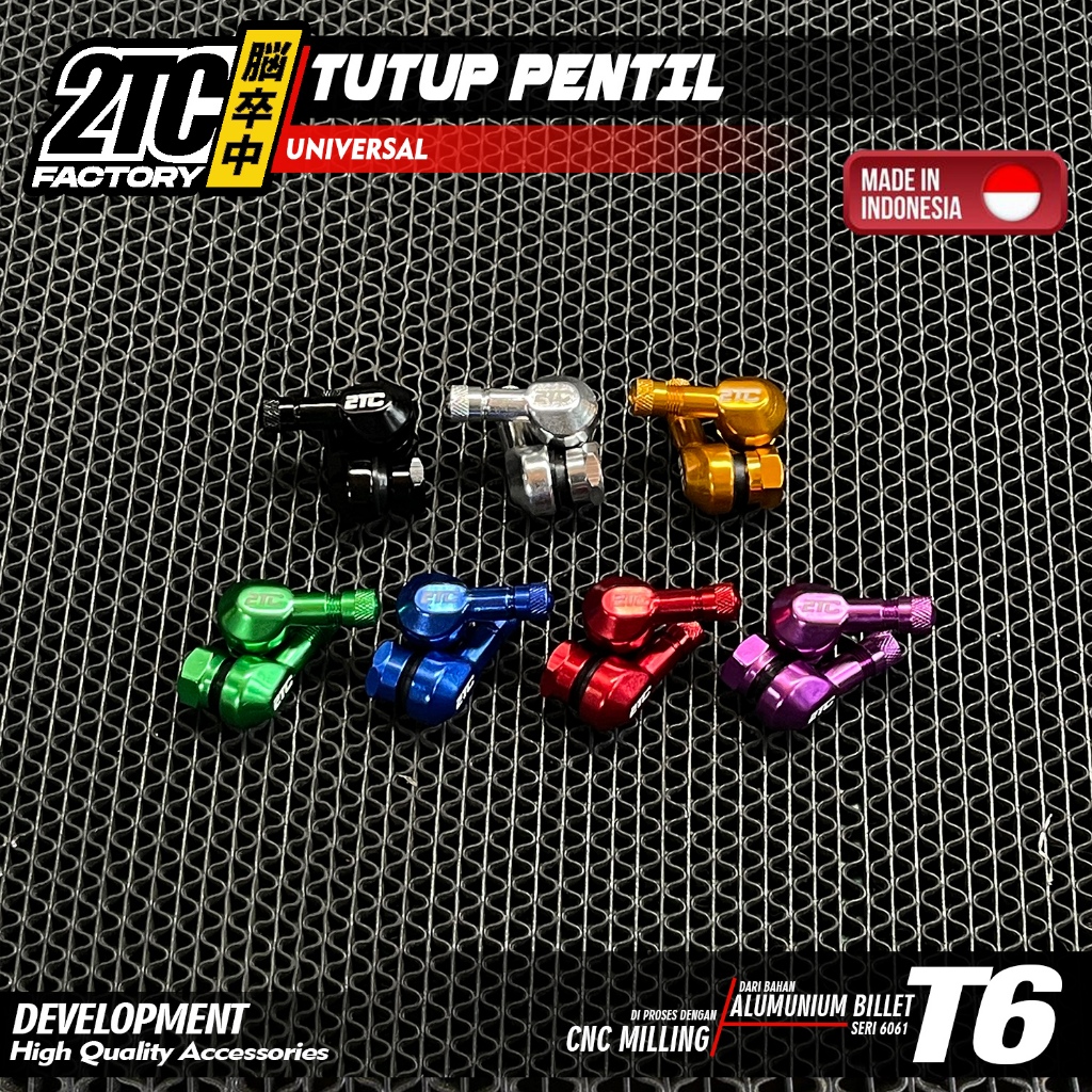 PENTIL BENGKOK PENTIL MOTOR BAN TUBELESS UNIVERSAL M10 BY 2TC FACTORY