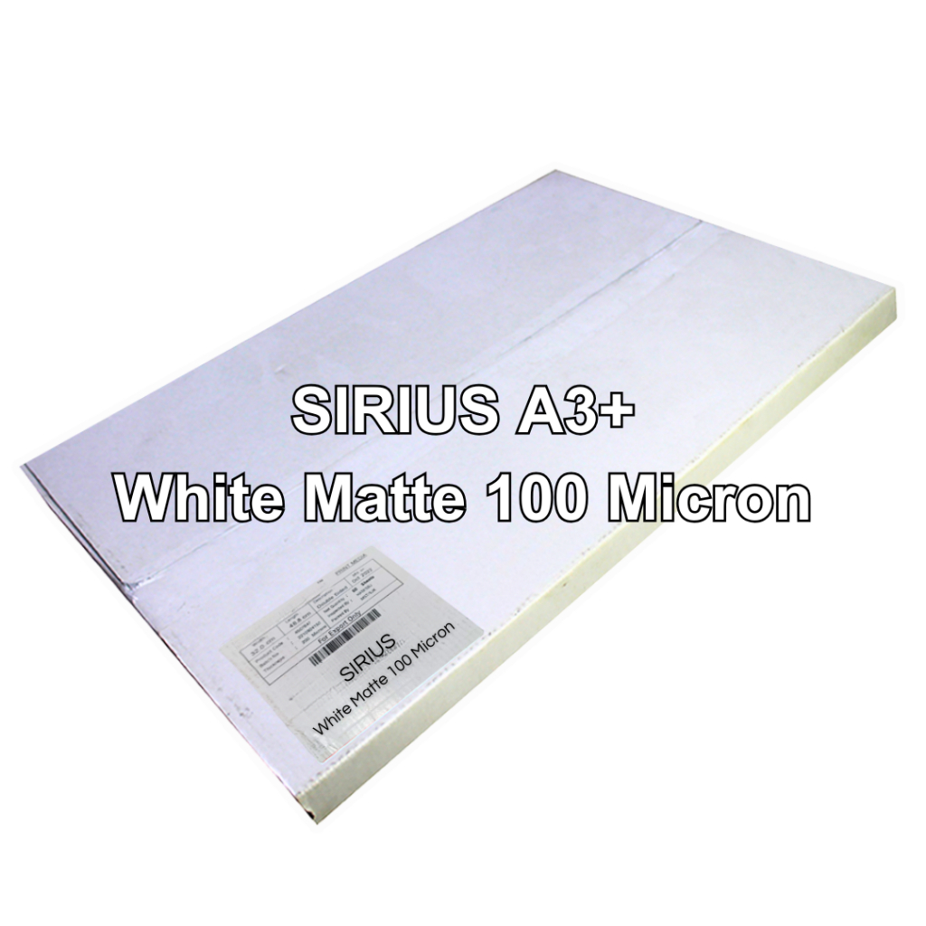 

Synthetic Paper White Matte CSD Sirius A3+ 100 Micron - PACK