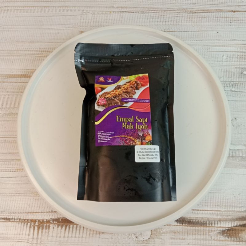 

Amanta Segar Bogor | Daging Empal Sapi Empal Mak Iyoh Empal Instant Home Made Halal Enak Praktis 250 Gr Premium