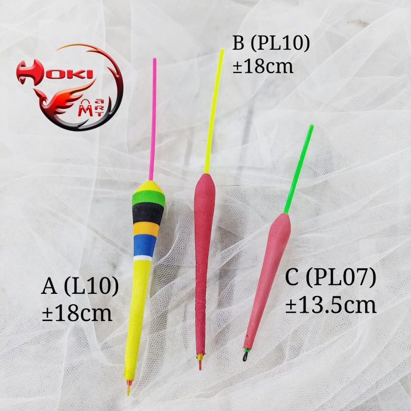 Pelampung pancing busa  panjang / pelampung busa cabe panjang