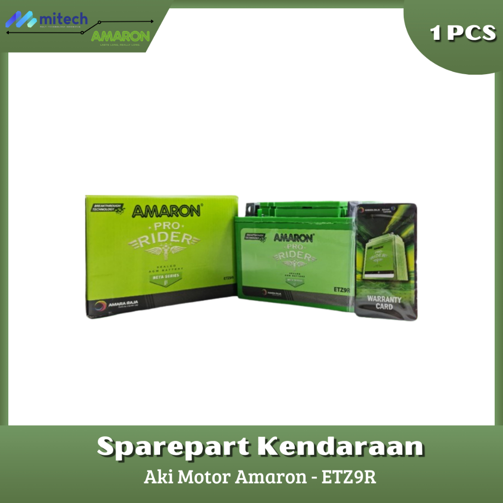 Amaron Aki Kering Motor Honda Cbr 900 R Etz9R / Ytx9Bs 8Ah