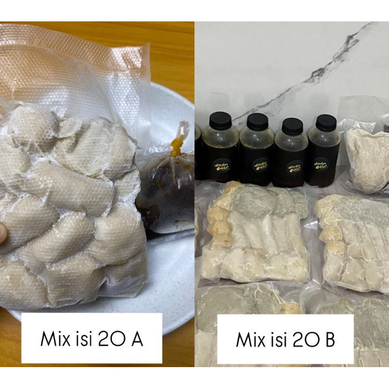 

PEMPEK PALEMBANG MIX ISI 20 ADAAN, LENJER, TELOR, KULIT PEMPEK ENAK PEMPEK MURAH