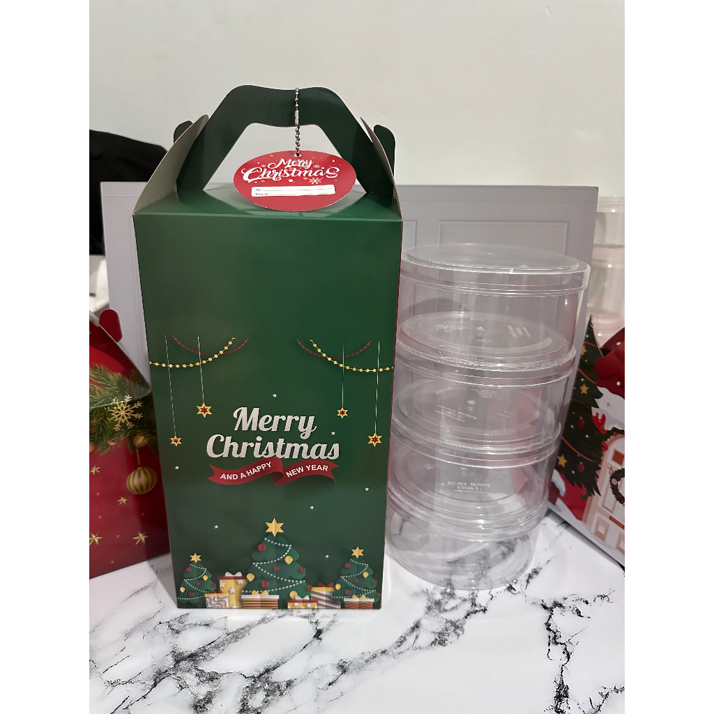 

[FREE HANGTAG] BOX HAMPERS KUE KERING/ HAMPERS NATAL/ PARCEL NATAL/ KOTAK KUE NATAL/ DUS HAMPERS