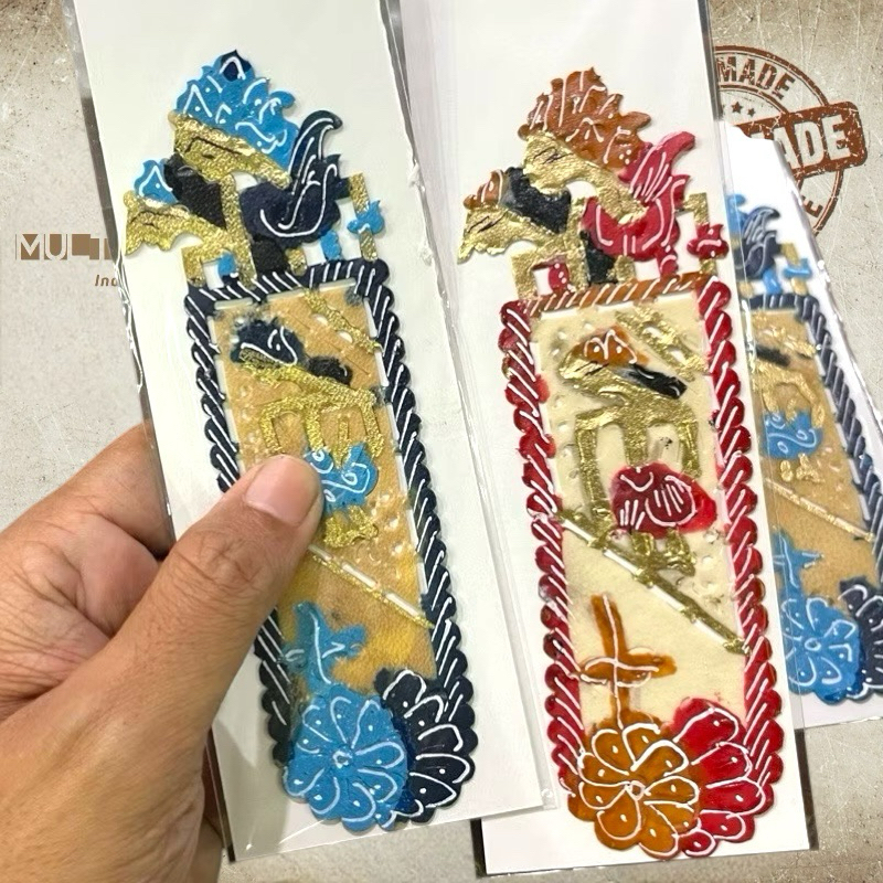 

Souvenir Miniatur Wayang Kulit Mainan Asli Jogja Pembatas buku wayang kulit 1 kodi (isi 20) Bookmark souvenir