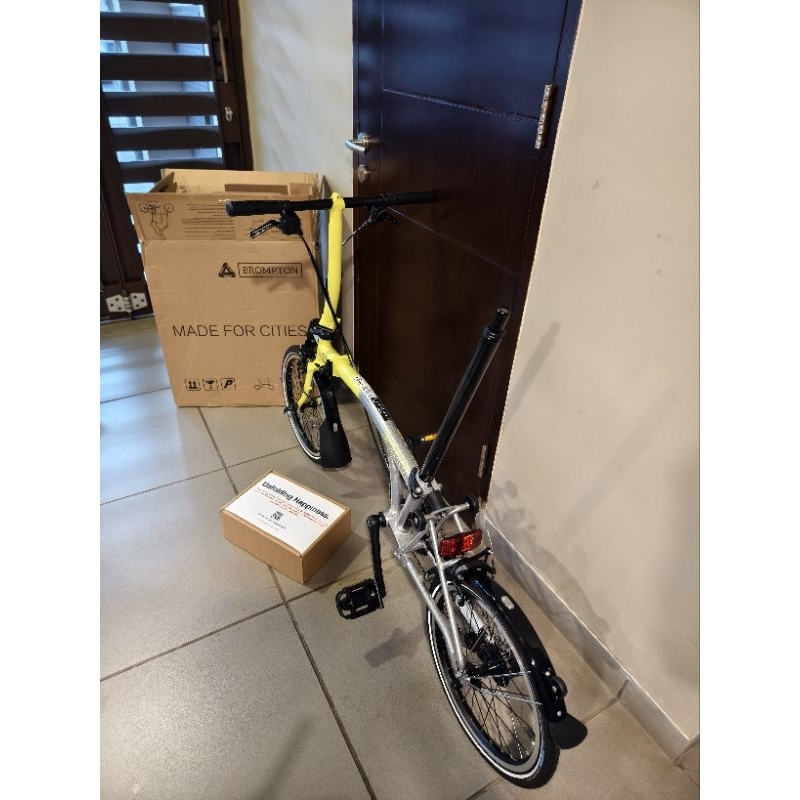 Sepeda bromptonN PALACE limited edition 2 speed new lengkap