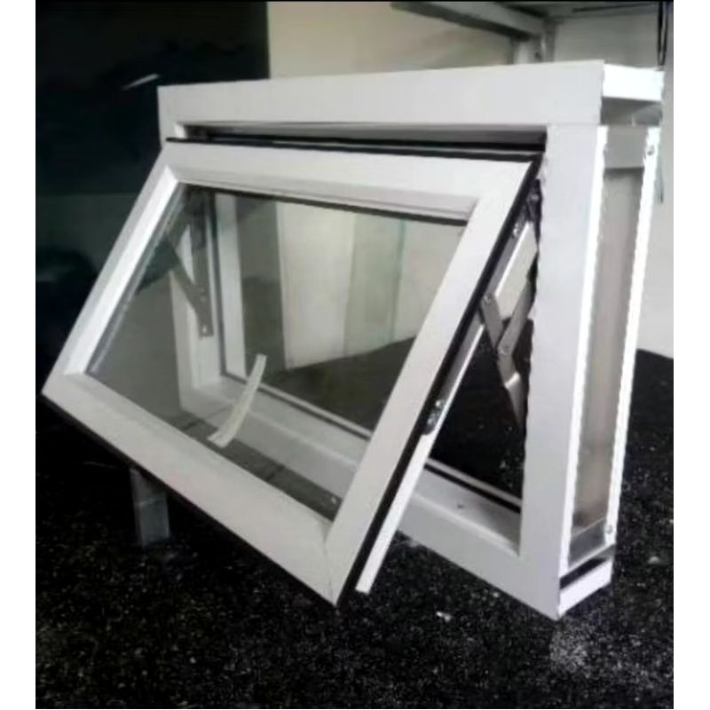 JENDELA ALUMUNIUM 40xL60 BOVEN MINIMALIS JUNGKIT SWING