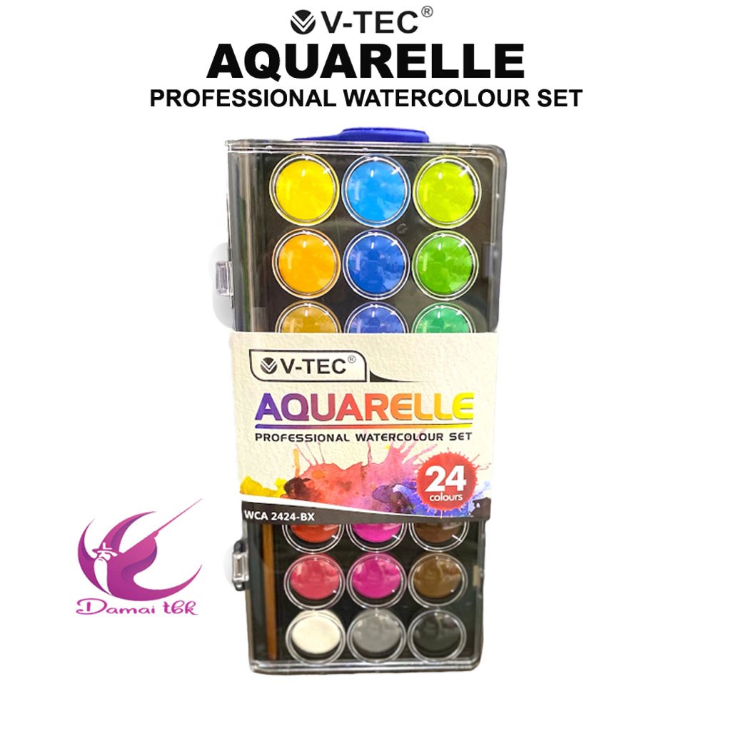 

Cat Air V-TEC Aquarelle 24 Warna