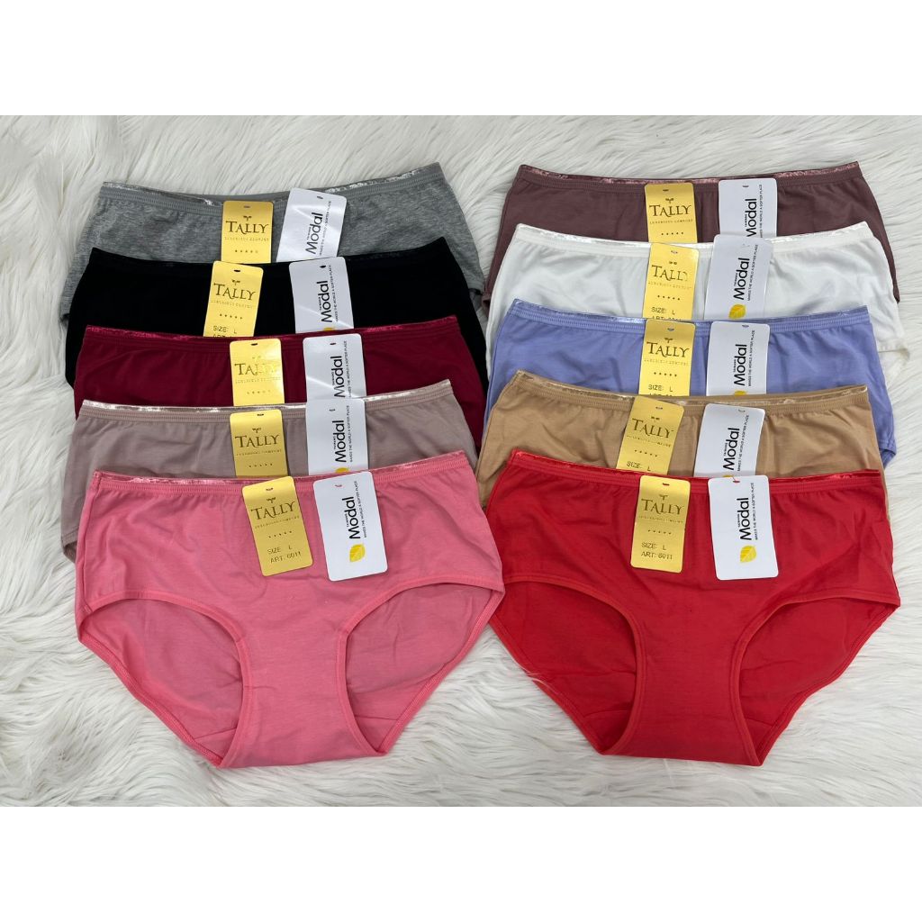 DYA369 CD CELANA DALAM TALLY 6011 MODAL BAHAN KATUN BAMBUU - Tally 6011 CD Celana Dalam nita Premium