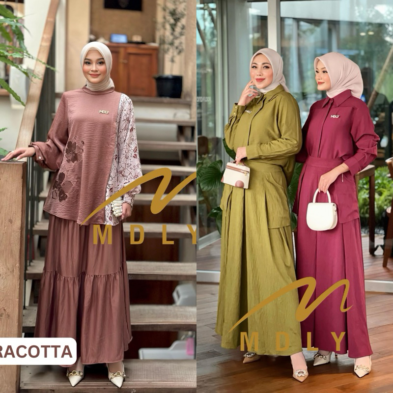 MOENA SET ROK MDLY | HEICA SIGNATURE MDLY | AVELINE SET ROK MDLY | SET ROK MDLY TERBARU | STELAN ROK