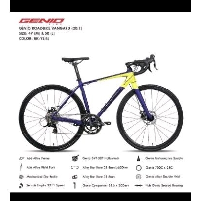 Sepeda Balap Genio Vangard 700C