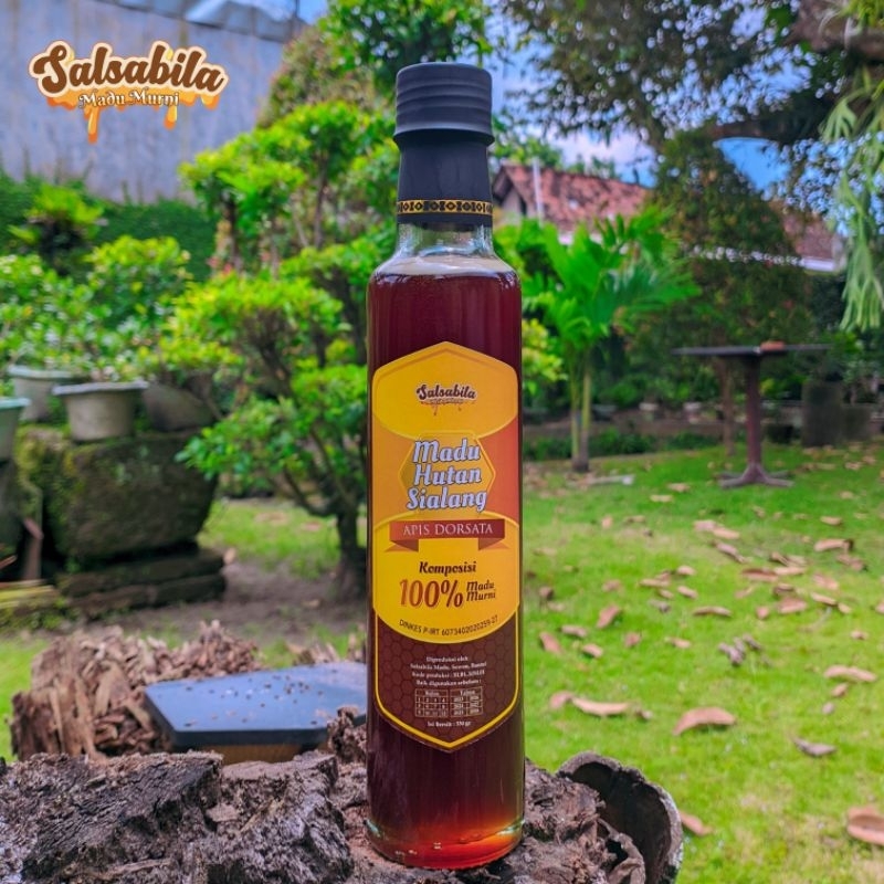 

Salsabila Madu Murni 330 Gram Asli 100% Tanpa Campuran Raw Honey Madu Hutan Liar & Ternak