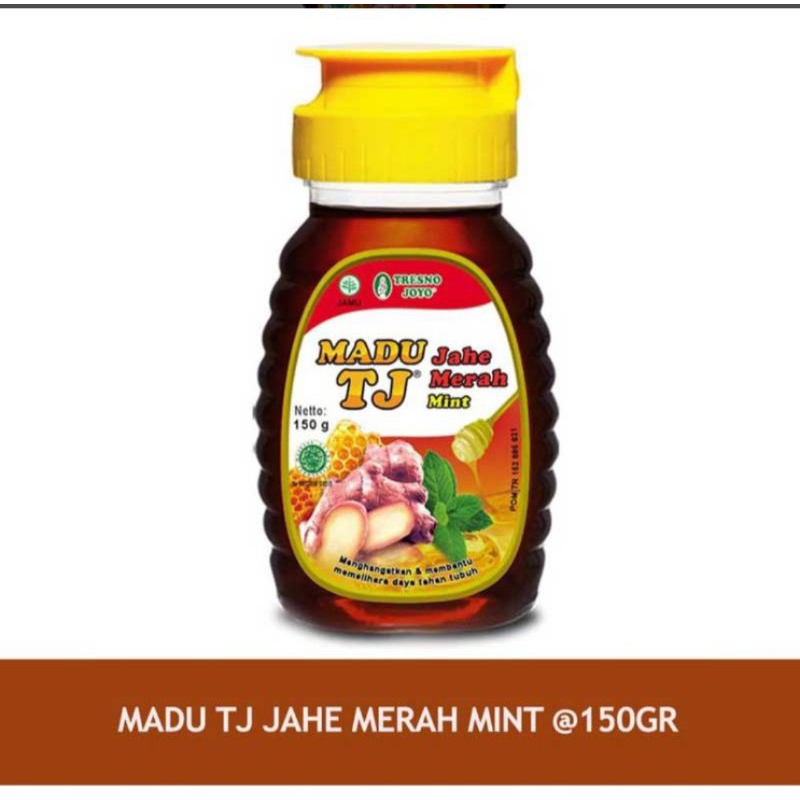 

Tresno Joyo Madu TJ Jahe Merah Mint Botol 150 g
