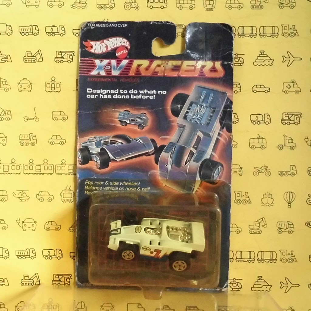 Hot Wheels 1985  X-V Racers # 7 Mach  White