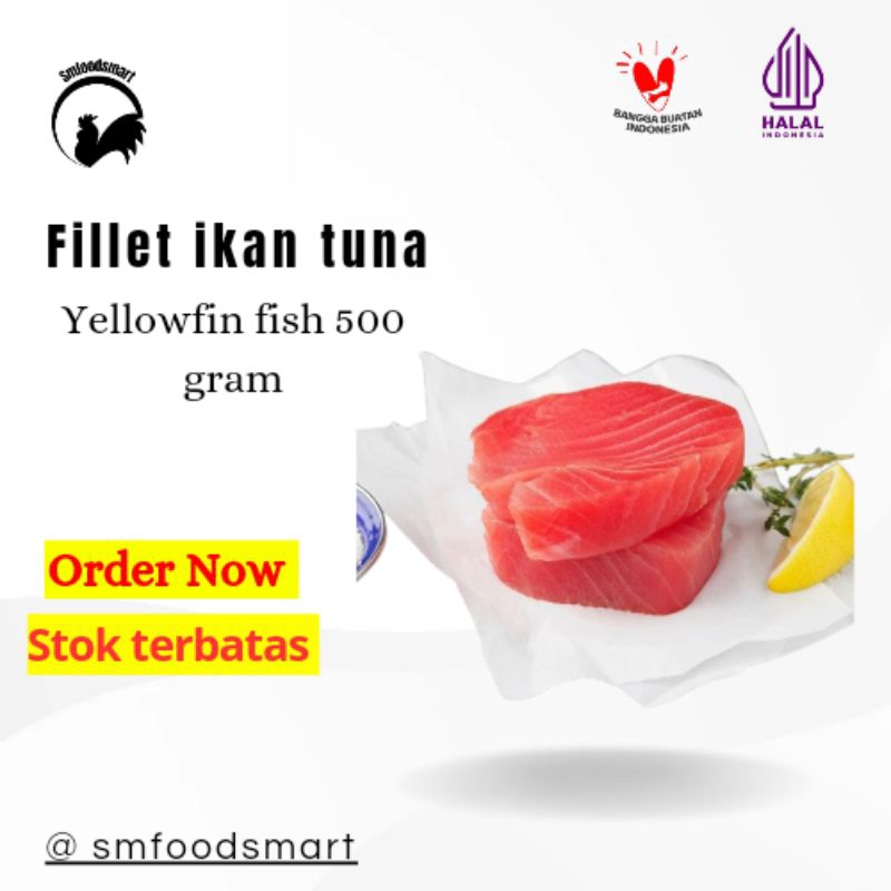 

ikan tuna steak premium 500 gram /tuna fillet