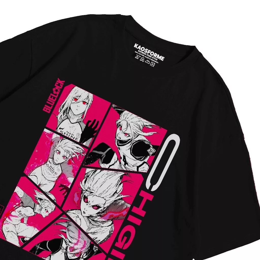 Kaos Hyoma Chigiri V2 Blue Lock Baju Anime Free Stiker