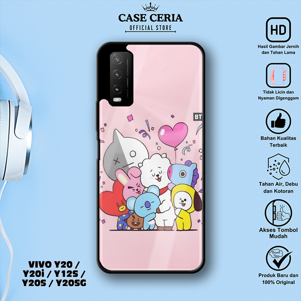 Case Vivo Y20/ Y20i/ Y12S/ Y20S/ Y20SG - Casing Vivo Y20 Kartun Cute - Silikon Case – Kesing HP