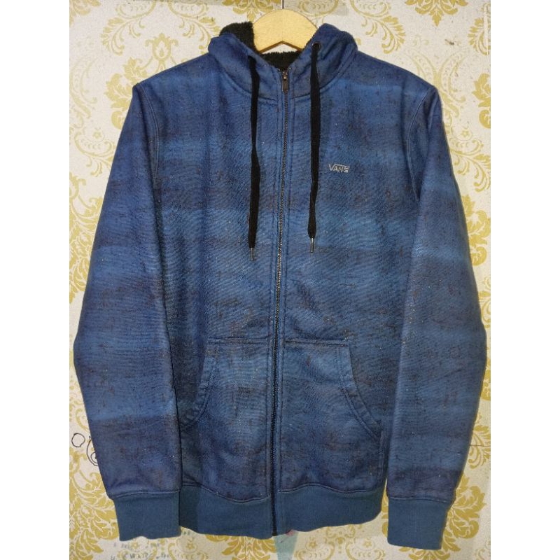 Hoodie Zipper VANS Full Serpa Dalam Vintage Rate Item