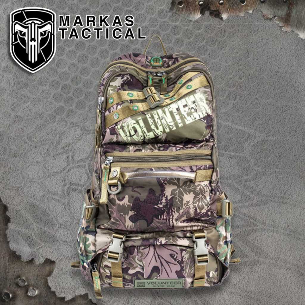 Tas ransel Volunteer (02) camo Tas Volunter Camo Tas Gunung tas tactical oudoor luar ruangan