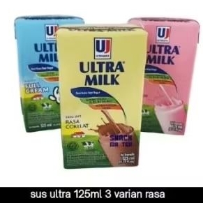 

ultra milk susu UHT kemasan 125ml