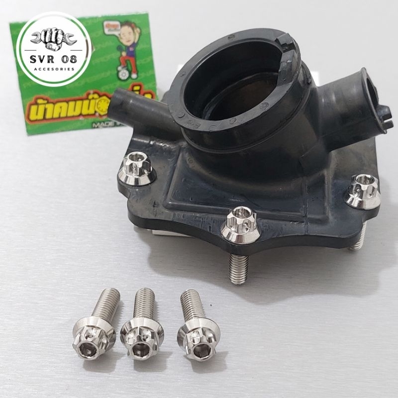 Set baut intake manifold ninja rr r ss kis probolt stainless model COMPAYU original thailand