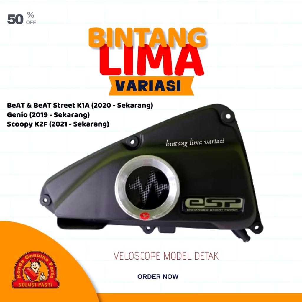 Veloscope Honda Genio All New beat New 2020 Beat Deluxe Beat street 2020 Scoopy 2023 Model Detak ORI