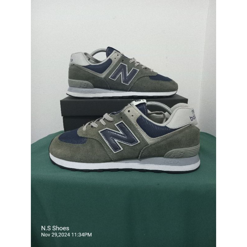 New Balance 574 Classic Grey Navy ( second original)