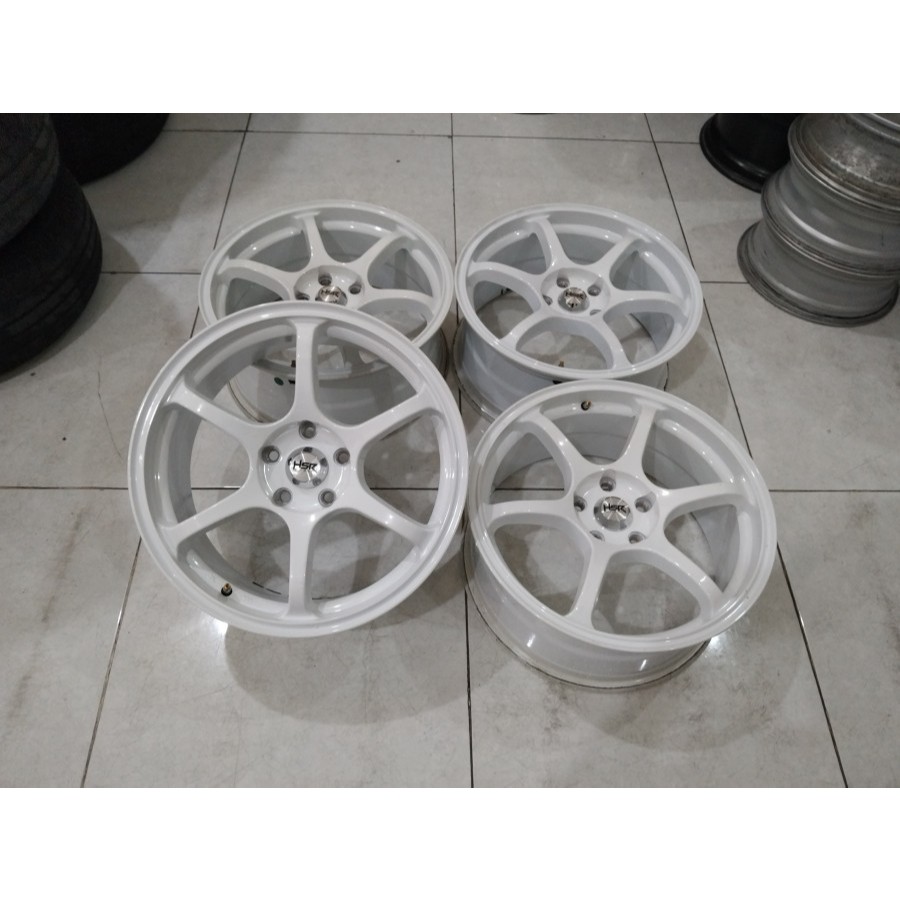 Velg Second Ring 18 HSR Lebar 8 YUZAWA Baut 4 Murah R18 Mobil INNOVA CIVIC CAMRY HRV XPANDER