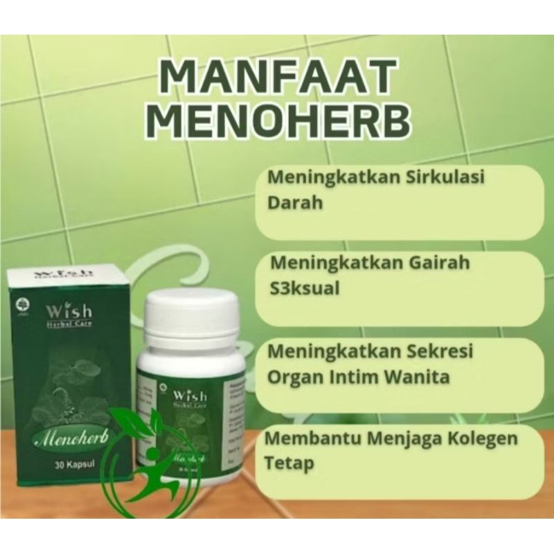 Wish Menoherb Asli Original Obat Kesehatan Wanita  By  Dr Boyke