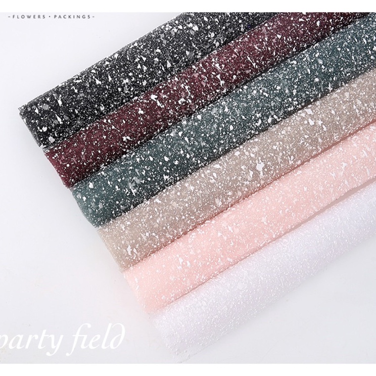 

Ready Favorit 1LEMBAR TXT Flower bouquet wrapping snowy kain buket bunga kertas buket bunga