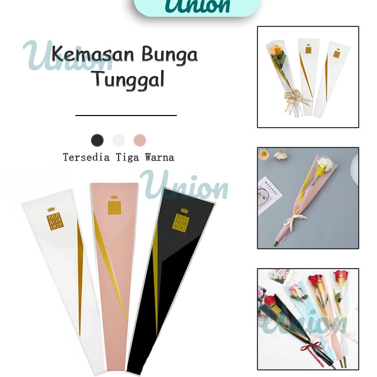 

Spesial Terbaru Plastik Pembungkus Bunga Satuan Single Bouquet Mawar Bungkus Buket Bucket