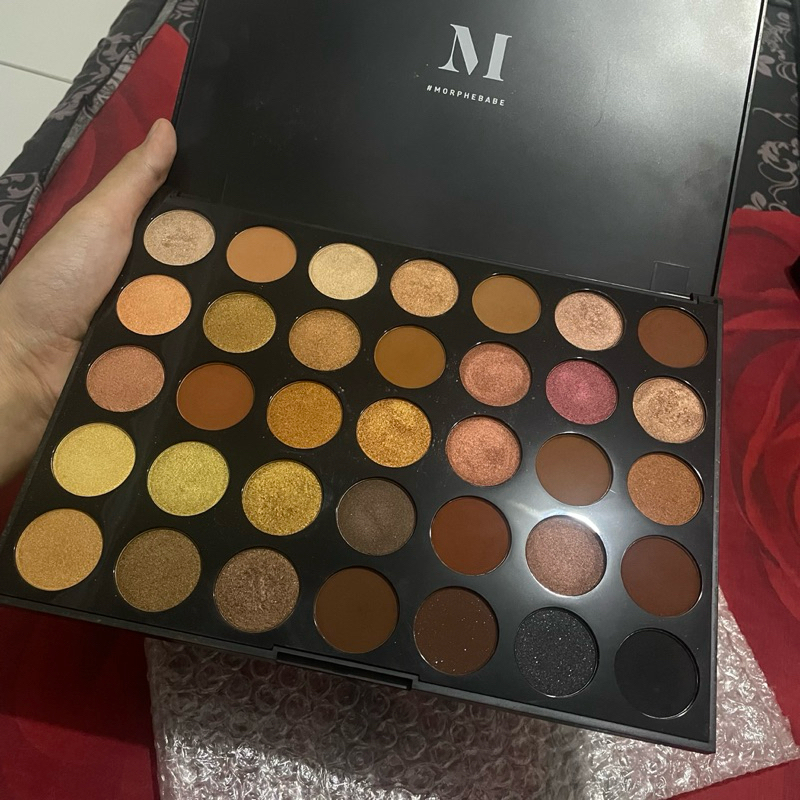PRELOVED EYESHADOW PALETTE MORPHE BRONZE GOALS 35G ORI