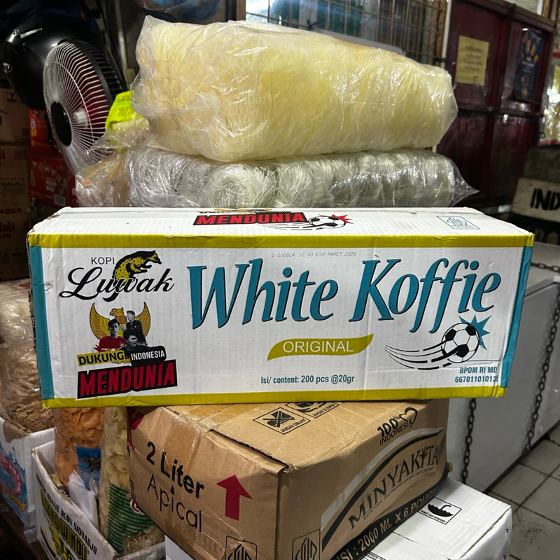 

Kopi Luwak White Koffie 1 Dus 120 pcs @20gr