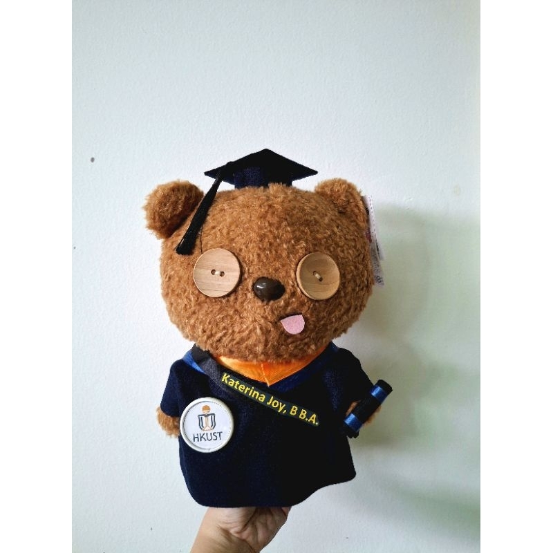 Boneka Wisuda Bear TIM Minion Despicable Me ORIGINAL TAG/ Boneka Wisuda Tim Bear (Beruangnya BOB Min