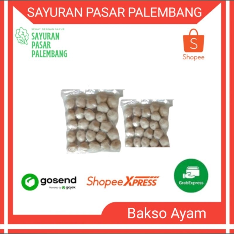 

Bakso Ayam - Sayuran Pasar Palembang