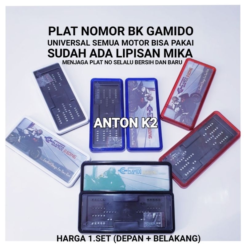PLAT NOMOR MOTOR KOTAK PERSEGI/BINGKAI PLAT NOMOR PLAT BK MOTOR/TATAKAN PELINDUNG BINGKAI PLAT MOTOR