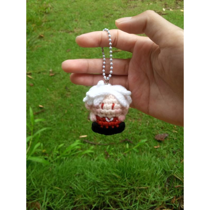 [Custom] Sylus, Rafayel Love And Deep Crochet Amigurumi Keychain