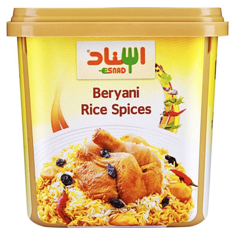 

ESNAD BUMBU BIRYANI ESNAD BIRYANI ASLI IMPOR DARI JEDDAH SAUDI ARABIA 200GRAM