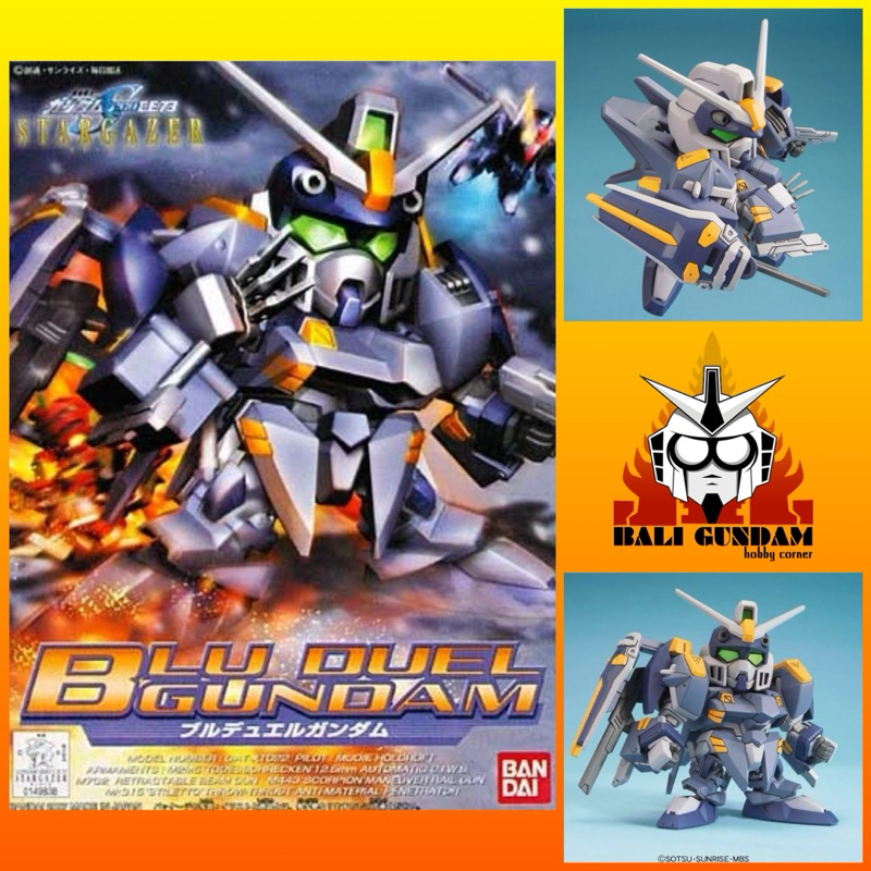 SD BB SENSHI GAT-X1022 BLU DUEL GUNDAM Bali Gundam Hobby Corner Bandai Original