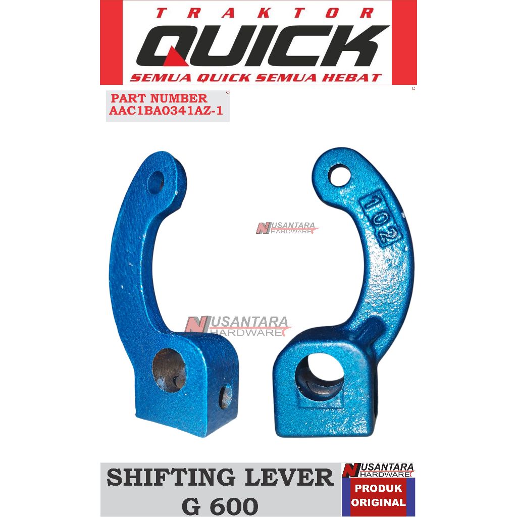 shifting lever traktor g 600, tuas kopling g 600, spare part kopling traktor quick g 600, spare part