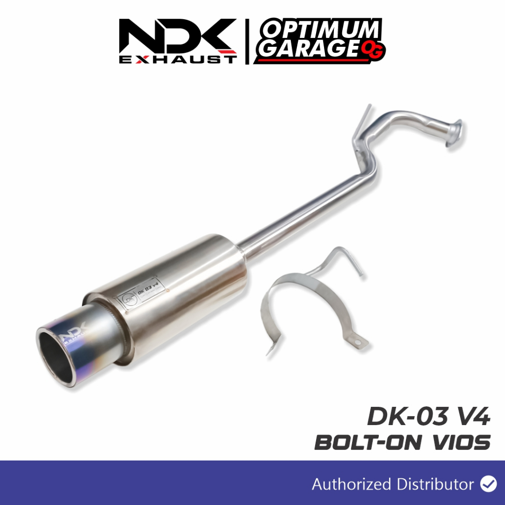 KNALPOT MOBIL MERK NDK EXHAUST BAGIAN MUFLER DK-03V4 BOLTON TOYOTA VIOS